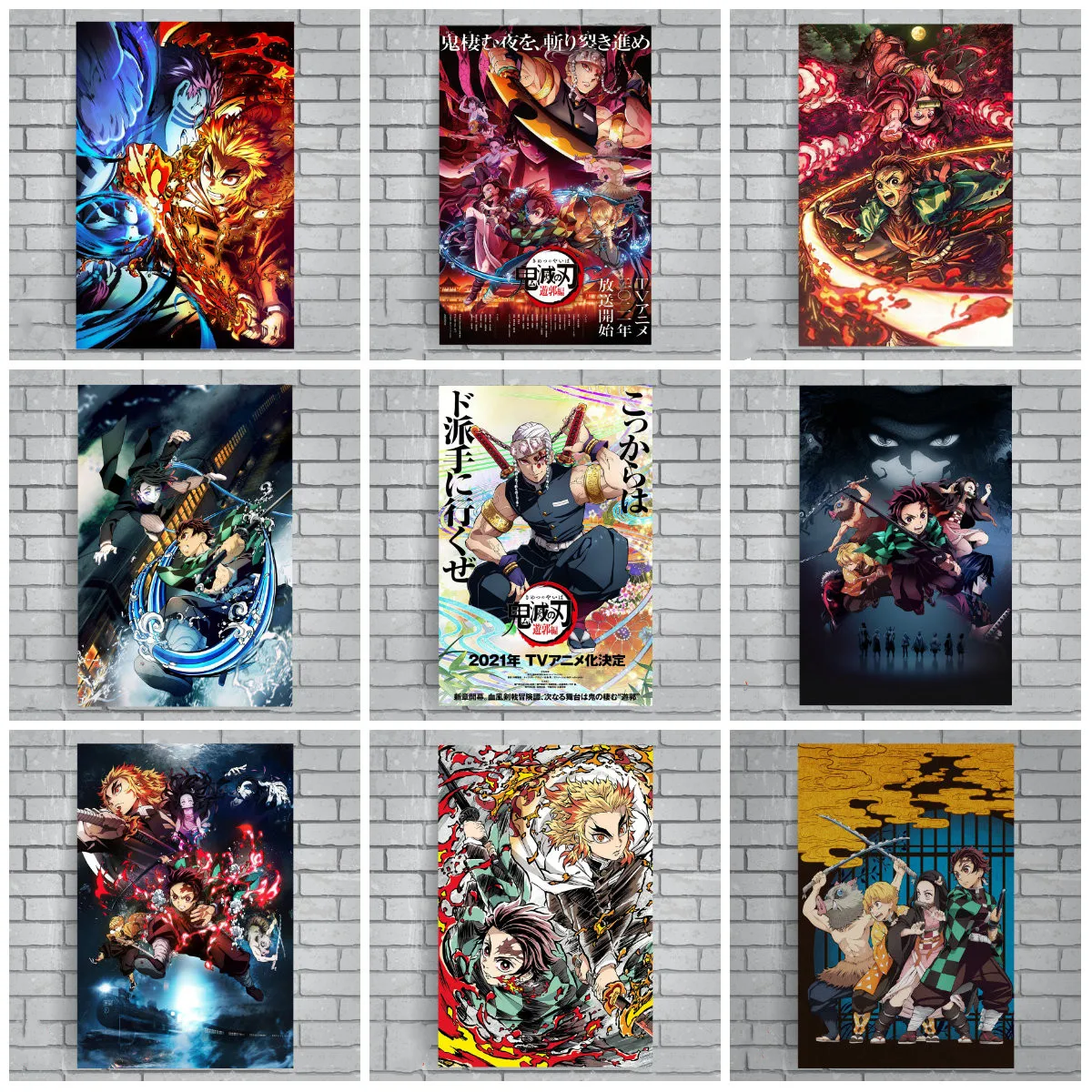 5DDIY Diamond Painting Kimetsu No Yaiba Japanese Anime Picture Square/Round Full Diamond Mosaic Embroidery Cross Stitch Home Dec
5DDIY Diamond Painting Kimetsu No Yaiba Japanese Anime Picture Square/Round Full Diamond Mosaic Embroidery Cross Stitch Home Dec