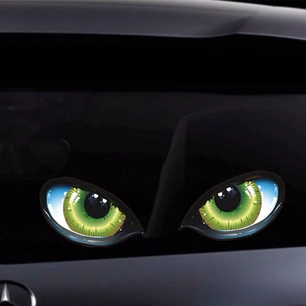 Кошачьи Глаза наклейки на автомобиль 3D Виниловая наклейка для Chevrolet Cruze Aveo Lacetti