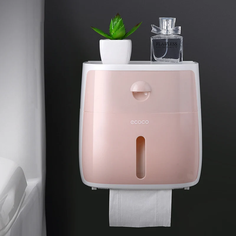 Creative Toilet Paper Holder Waterproof Wall Mount Tissue Box Bathroom Tray Tissue Box Layer Paper Tray Paper Tube Storage Box
Creative Toilet Paper Holder Waterproof Wall Mount Tissue Box Bathroom Tray Tissue Box Layer Paper Tray Paper Tube Storage Box