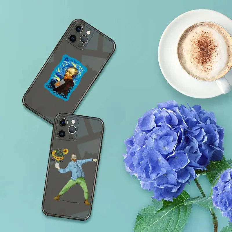 Van Gogh Audio Starry Oil Painting Phone Case For iPhone 7 8 11 12 X XS XR MINI Pro Max Plus Retro Black Grey clear transparent
Van Gogh Audio Starry Oil Painting Phone Case For iPhone 7 8 11 12 X XS XR MINI Pro Max Plus Retro Black Grey clear transparent