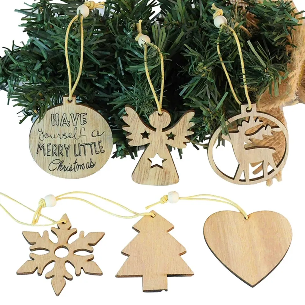 12pcs Christmas Decorations DIY Wooden Pendants Tree Ornaments For Home Decor Multistyle 2021 New Year Xmas Decorations
12pcs Christmas Decorations DIY Wooden Pendants Tree Ornaments For Home Decor Multistyle 2021 New Year Xmas Decorations