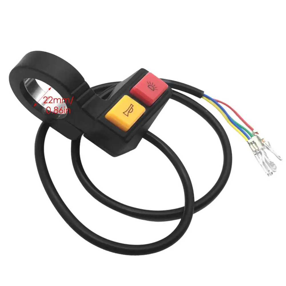 Motorcycle Handlebar Control Switch 22mm Diameter ON/OFF Light Button Connector Horn Push Button Switch Motorbike Accessories
Motorcycle Handlebar Control Switch 22mm Diameter ON/OFF Light Button Connector Horn Push Button Switch Motorbike Accessories