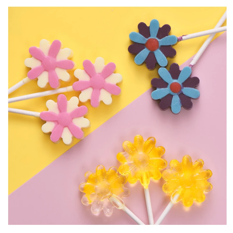 T-5 Cute Flower Round Silicone Lollipop Molds Jelly and Candy Cake Mold Variety Shapes Cake Decorating Form Silicone Bakeware
T-5 Cute Flower Round Silicone Lollipop Molds Jelly and Candy Cake Mold Variety Shapes Cake Decorating Form Silicone Bakeware