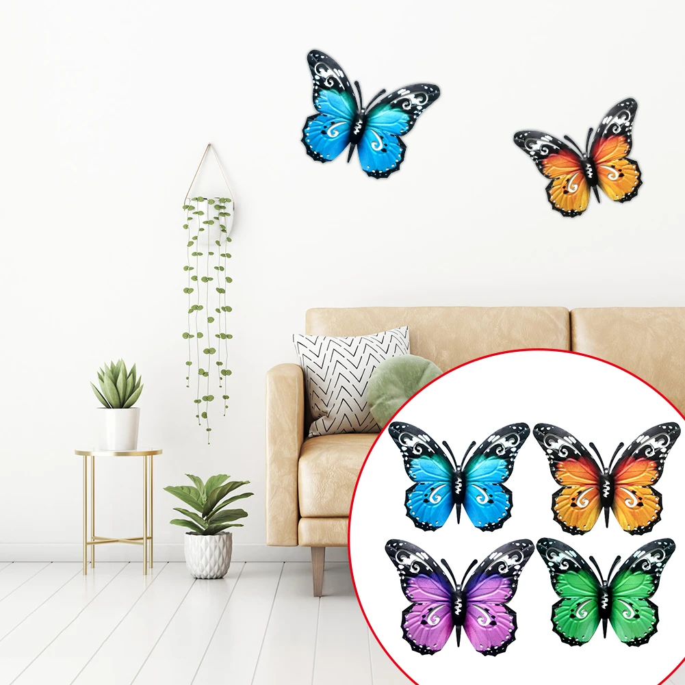 Настенные подвесные украшения в виде бабочек E7, металлические изделия разных цветов для украшения стен 
Настенные подвесные украшения в виде бабочек E7, металлические изделия разных цветов для украшения стен