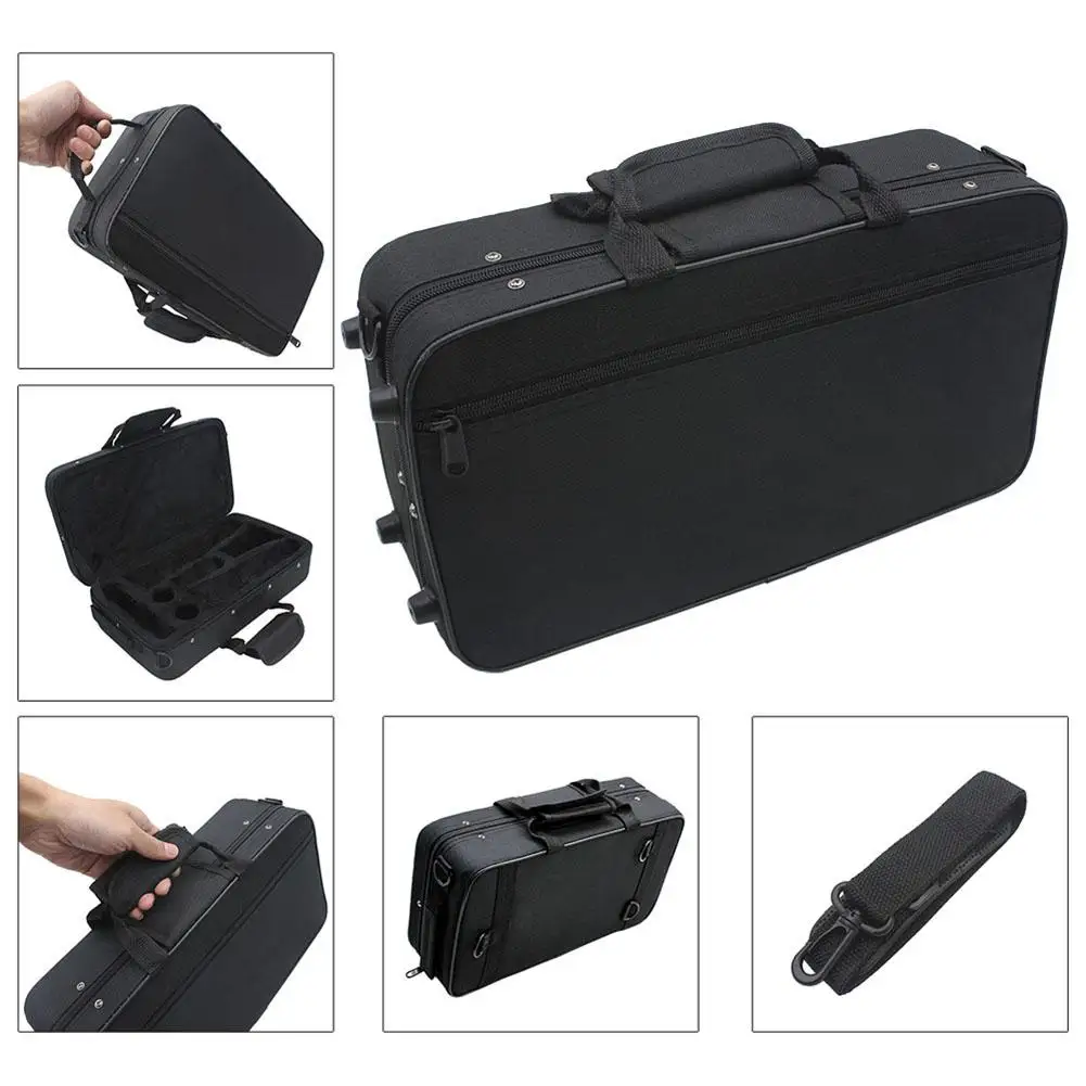 IRIN Water-resistant Oxford Cloth Gig Bag Box for Clarinet with Adjustable Single Shoulder Strap Pocket Foam Cotton Padded
IRIN Water-resistant Oxford Cloth Gig Bag Box for Clarinet with Adjustable Single Shoulder Strap Pocket Foam Cotton Padded