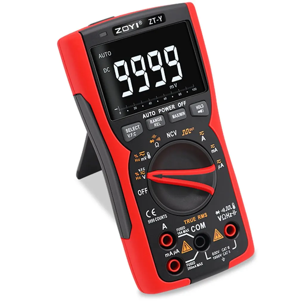 New ZT-Y 9999 Word High-precision High-definition Three-display Automatic Manual Range Multi-function Digital Multimeter
New ZT-Y 9999 Word High-precision High-definition Three-display Automatic Manual Range Multi-function Digital Multimeter