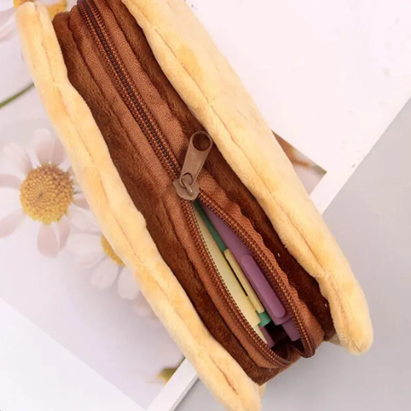 Large Capacity Pencil Case Kids School Stationery Coin Purse Soft Plush Cosmetic Makeup Bags Cookie Sandwich Shape Cute Bag
Large Capacity Pencil Case Kids School Stationery Coin Purse Soft Plush Cosmetic Makeup Bags Cookie Sandwich Shape Cute Bag