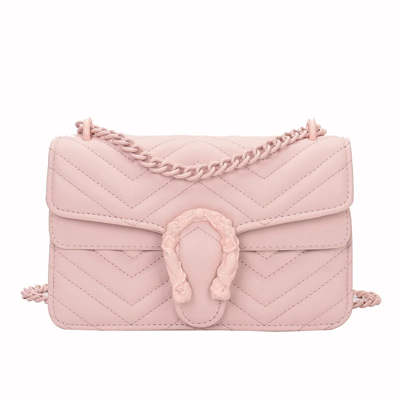 2021New PU Leather Simple Messenger Bag Small Bag Female Bag Candy Color One-shoulder Chain Bag Bacchus Bag Messenger Female Bag
2021New PU Leather Simple Messenger Bag Small Bag Female Bag Candy Color One-shoulder Chain Bag Bacchus Bag Messenger Female Bag