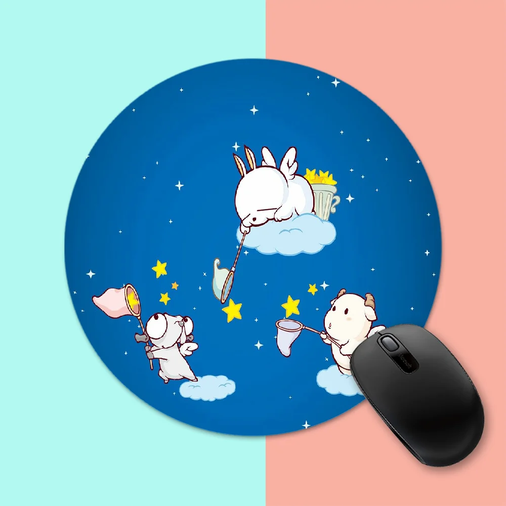 Cute Cartoon MASHIMARO Rabbit Round Mouse Mat Gaming Mouse Pad For PC Laptop Notebook 20x20cm Gamer Desk Pad
Cute Cartoon MASHIMARO Rabbit Round Mouse Mat Gaming Mouse Pad For PC Laptop Notebook 20x20cm Gamer Desk Pad