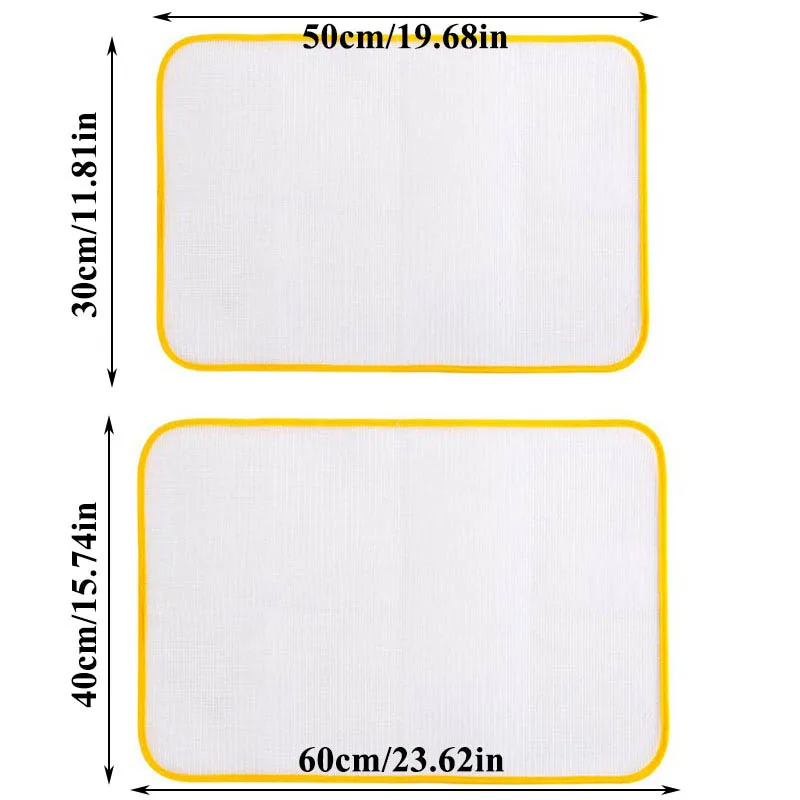 40*60cm Ironing Insulation Pad Ironing Board Ironing Cloth Random Color Protective Press Mesh for Guard Protect Heat Evenly
40*60cm Ironing Insulation Pad Ironing Board Ironing Cloth Random Color Protective Press Mesh for Guard Protect Heat Evenly