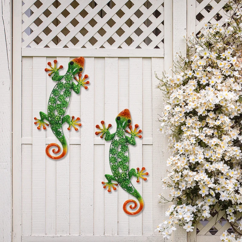 Garden supplies Metal Lizard Wall Art for Home Garden Decoration Outdoor Statues Accessories Sculptures and Animales Jardin
Garden supplies Metal Lizard Wall Art for Home Garden Decoration Outdoor Statues Accessories Sculptures and Animales Jardin