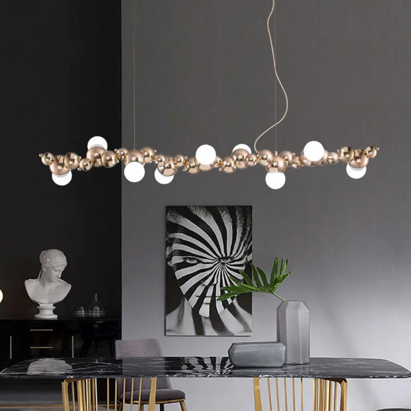 Italy Designer Stainless Steel Ball Led Pendant Lamp Art Caterpillar Gallery Livingroom Studio Bar Decoration Hanging Lighting
Italy Designer Stainless Steel Ball Led Pendant Lamp Art Caterpillar Gallery Livingroom Studio Bar Decoration Hanging Lighting