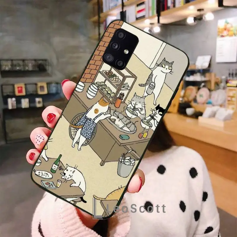Retro illustration Cute Japanese Cats Phone Case For Samsung A40 A31 A50 A51 A71 A20E A20S S8 S9 S10 S20 Plus note 20 ultra
Retro illustration Cute Japanese Cats Phone Case For Samsung A40 A31 A50 A51 A71 A20E A20S S8 S9 S10 S20 Plus note 20 ultra