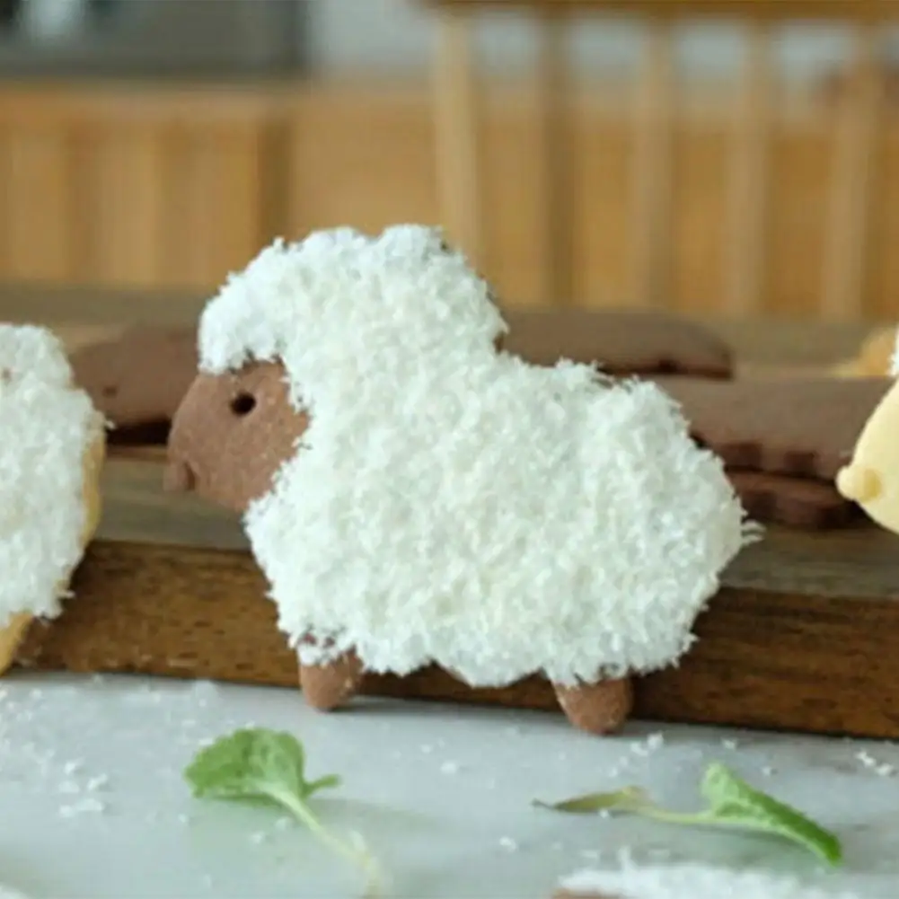 1PC Sheep Shape Cookie Steel Mold Easter Kitchenware Tools Biscuit Cookie DIY Cutter Pastry Baking Cookie F6A5
1PC Sheep Shape Cookie Steel Mold Easter Kitchenware Tools Biscuit Cookie DIY Cutter Pastry Baking Cookie F6A5