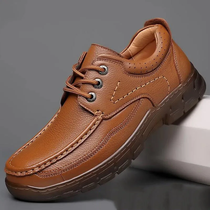 Men Leather Shoes Top Layer Cowhide Spring Autumn Genuine Leather Tendon Soled Driving Shoes Business Casual Leather Shoes Male
Men Leather Shoes Top Layer Cowhide Spring Autumn Genuine Leather Tendon Soled Driving Shoes Business Casual Leather Shoes Male