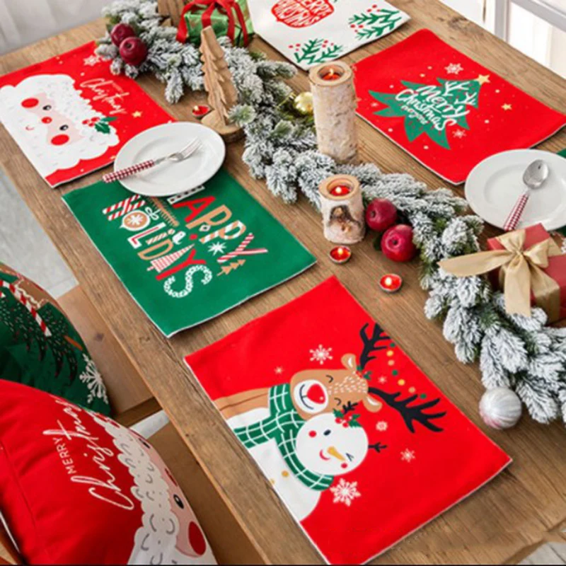 Christmas Placemat Cotton and Linen Dining Table Mat Navidad 2021 Christmas Decorations for Home Kitchen Restaurant JJJCD177
Christmas Placemat Cotton and Linen Dining Table Mat Navidad 2021 Christmas Decorations for Home Kitchen Restaurant JJJCD177