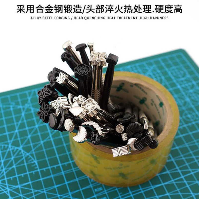 20pcs/set Leather Carving Printing Tool Set Handmade Leathercraft DIY Art Production Leather Tool Practical
20pcs/set Leather Carving Printing Tool Set Handmade Leathercraft DIY Art Production Leather Tool Practical