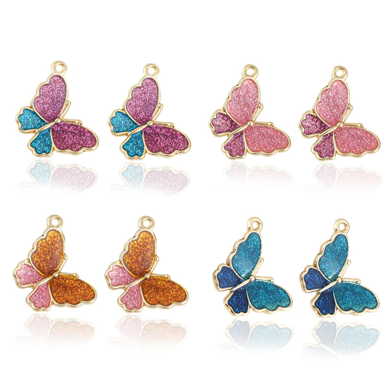 10pcs Alloy Drip Oil Pendants Butterfly Pendant Two-Color Mixed Color Butterfly Pendant Is Used To Make Necklace Bracelets
10pcs Alloy Drip Oil Pendants Butterfly Pendant Two-Color Mixed Color Butterfly Pendant Is Used To Make Necklace Bracelets