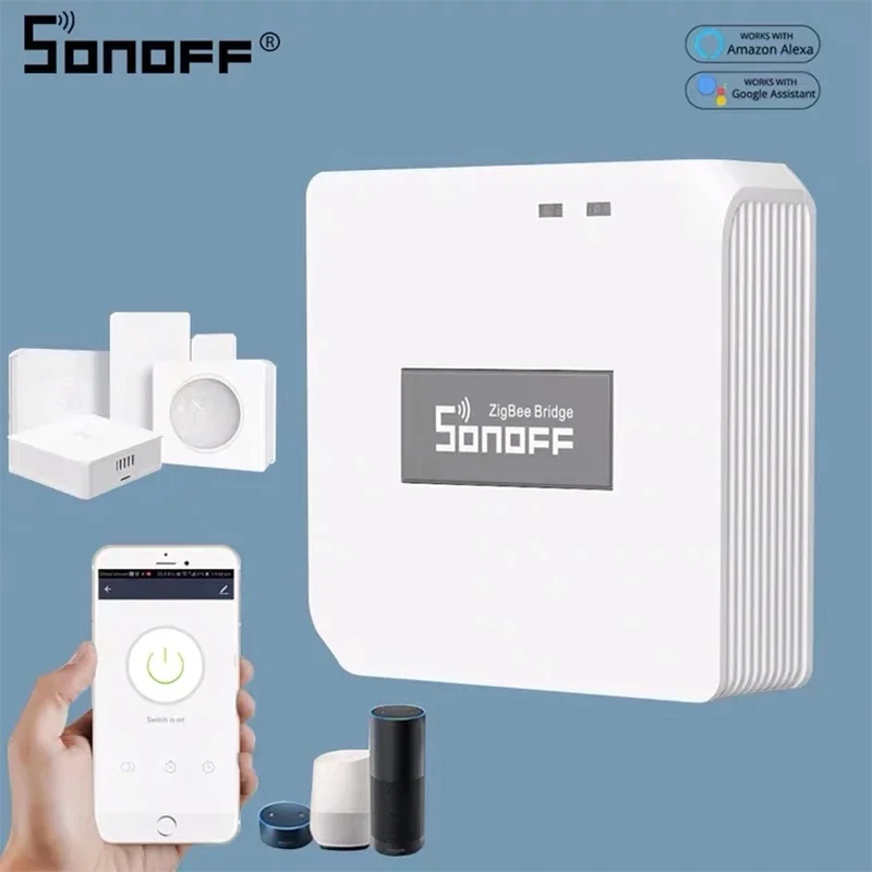 SONOFF Zigbee Bridge / ZBMini / ZB Dongle-P / ZBMINI-L умный дом eWelink APP пульт дистанционного управления работает с Alexa Google Home
SONOFF Zigbee Bridge / ZBMini / ZB Dongle-P / ZBMINI-L умный дом eWelink APP пульт дистанционного управления работает с Alexa Google Home