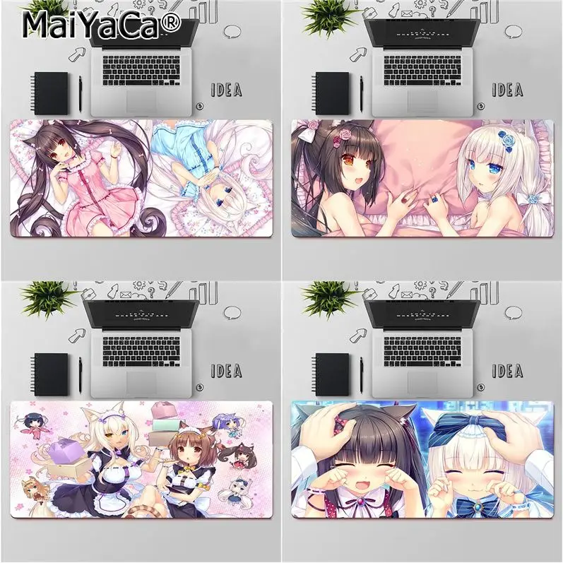 MaiYaCa Top Quality Chocola Nekopara laptop Gaming mouse pad Free Shipping Large Mouse Pad Keyboards Mat
MaiYaCa Top Quality Chocola Nekopara laptop Gaming mouse pad Free Shipping Large Mouse Pad Keyboards Mat