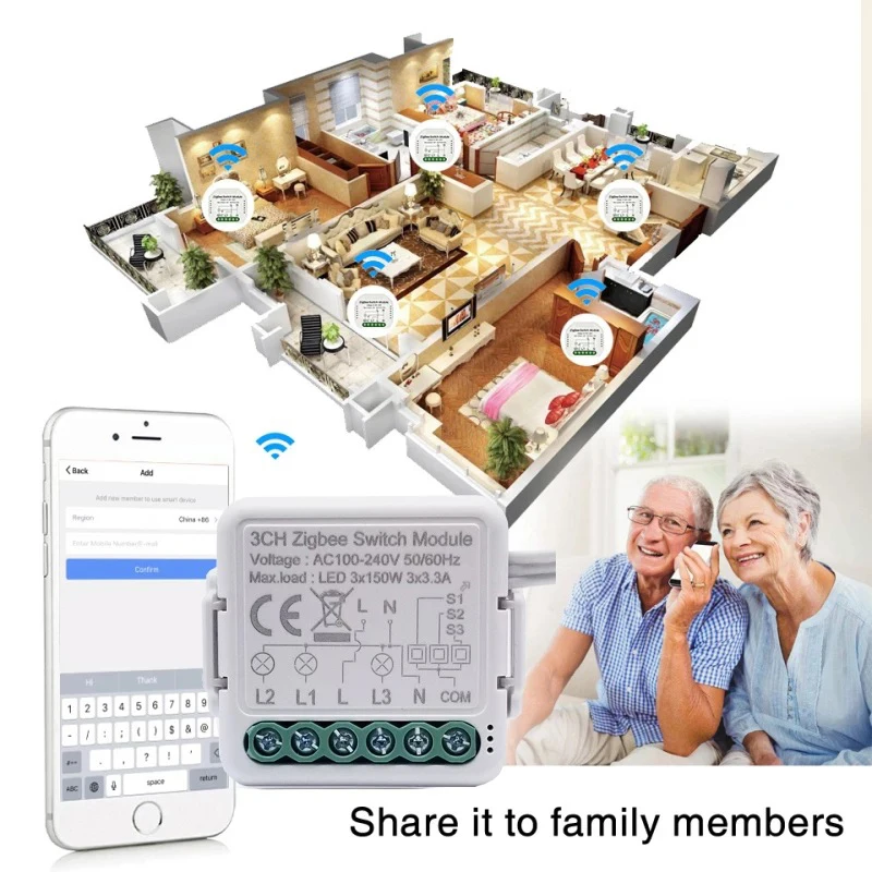 Tuya Zigbee3.0 DIY WiFi Smart Switch Smart Life APP Wireless Remote Voice Control Smart Home On-off Device For Alexa Google Home
Tuya Zigbee3.0 DIY WiFi Smart Switch Smart Life APP Wireless Remote Voice Control Smart Home On-off Device For Alexa Google Home