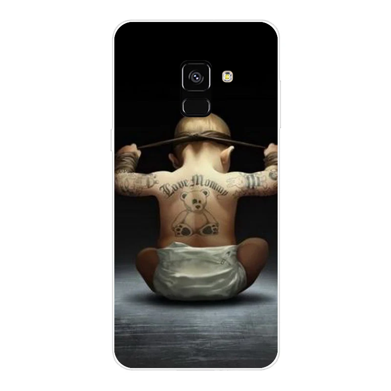 Чехол для Samsung Galaxy A8 2018 чехол A530F из ТПУ силиконовый телефона | Мобильные телефоны