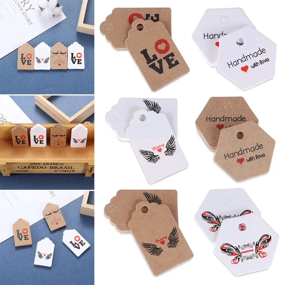 100 Pc Handmade with Kraft Paper Love Tags DIY Wedding Favor Gift Tags for Craft Hanging Label Valentine's Day Gift Wrapping
100 Pc Handmade with Kraft Paper Love Tags DIY Wedding Favor Gift Tags for Craft Hanging Label Valentine's Day Gift Wrapping