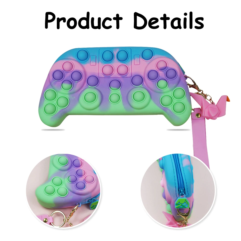Anti-Stress Game Controller Push Bubble Purse Decompression Press Pencil Bag Kid Adult Fun Storage Organizer Sensory Toy Funny
Anti-Stress Game Controller Push Bubble Purse Decompression Press Pencil Bag Kid Adult Fun Storage Organizer Sensory Toy Funny