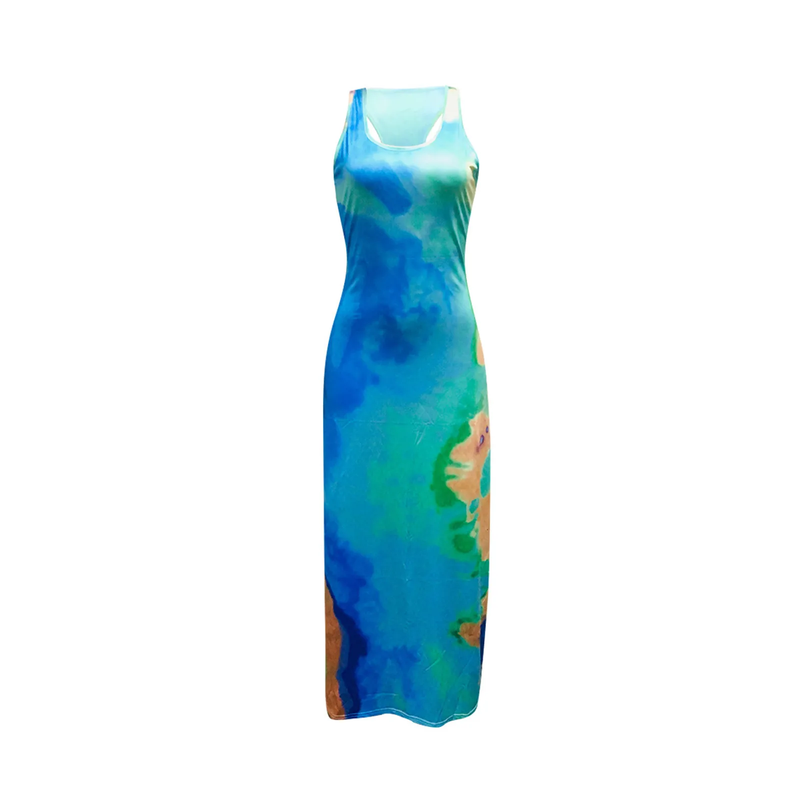 2021 Summer Women Dress Fashion Tie-dye Floral Boho Sleeveless Vest Dress Female Loose Maxi Dress Traf 615#G
2021 Summer Women Dress Fashion Tie-dye Floral Boho Sleeveless Vest Dress Female Loose Maxi Dress Traf 615#G