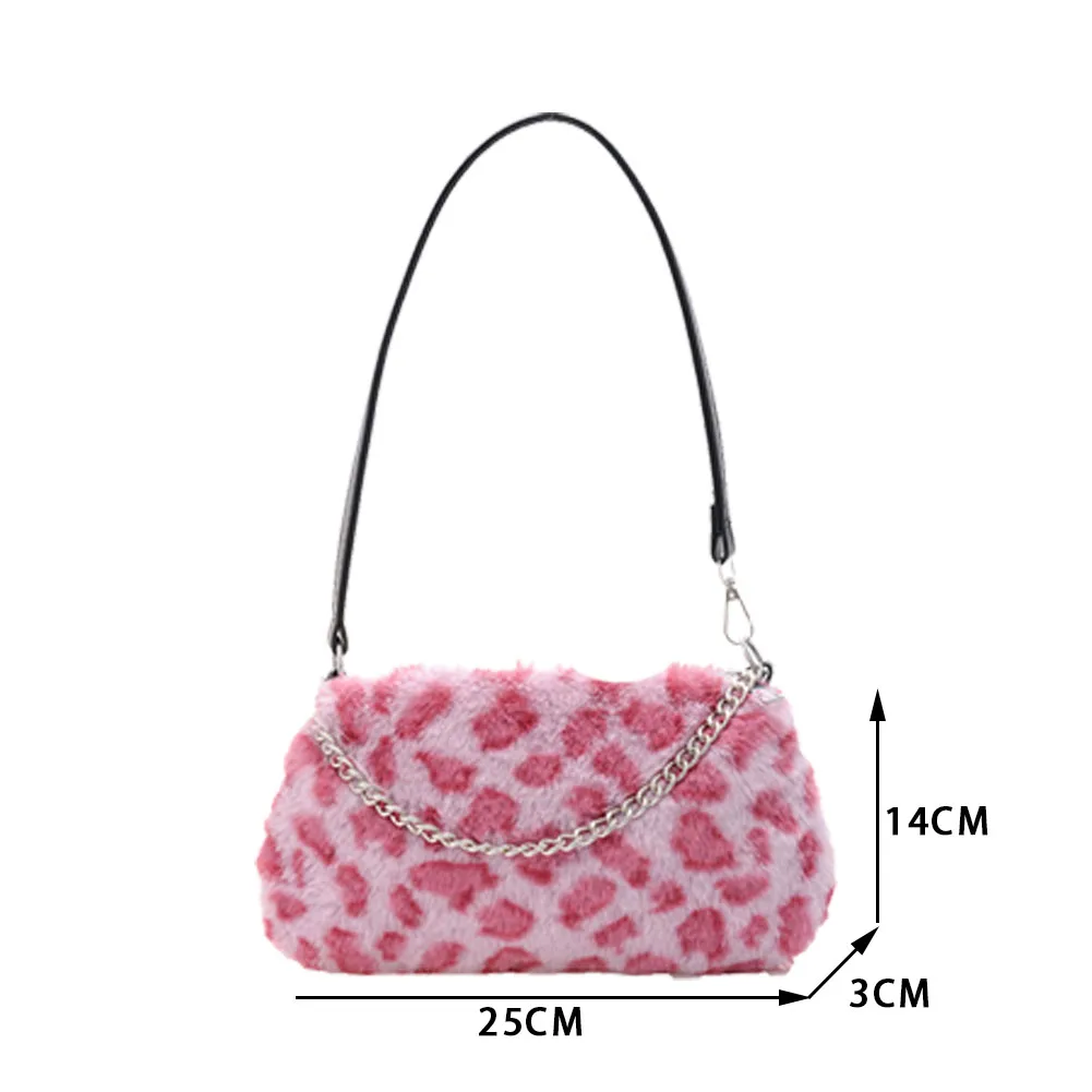 Fashion Leopard Print Shoulder Bags for Women 2021 Autumn Winter Plush Soft Handbags Totes Fluffy Underarm Bag 
Fashion Leopard Print Shoulder Bags for Women 2021 Autumn Winter Plush Soft Handbags Totes Fluffy Underarm Bag