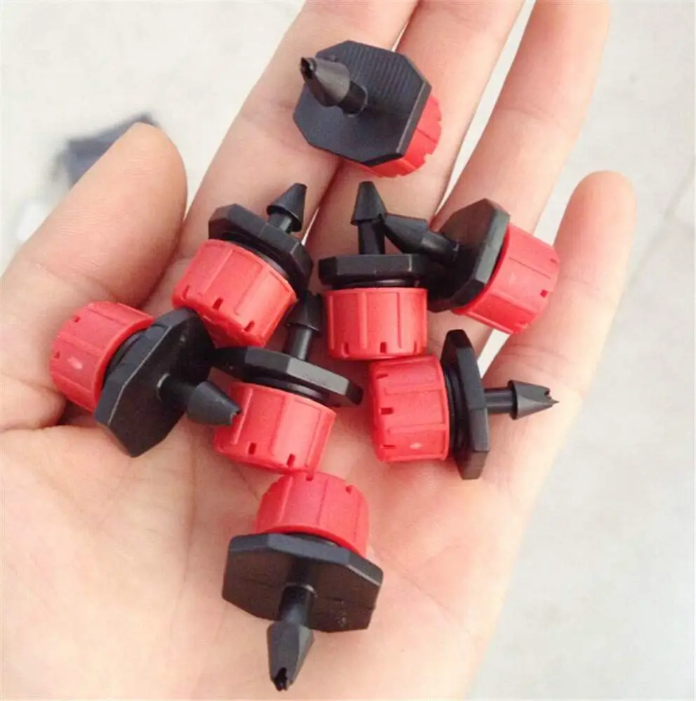 Adjustable Shut Down Flow Dripper Little Red Riding Hood Button Dripper Gardening Drip Irrigation Equipment
Adjustable Shut Down Flow Dripper Little Red Riding Hood Button Dripper Gardening Drip Irrigation Equipment