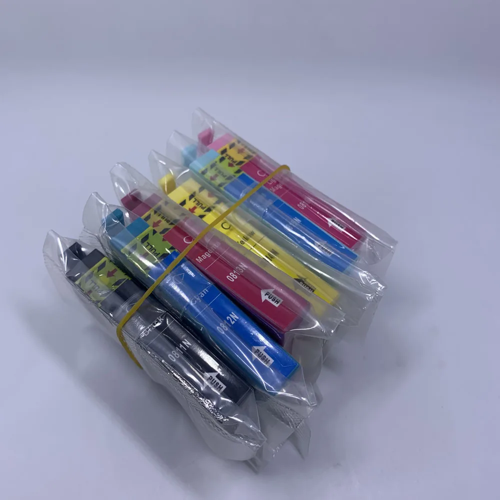 YOTAT Compatible ink cartridge T0811 -6 / T0811N -T0816N for Epson Stylus photo 1410 R270 R390 RX590 R290 R610 RX690
YOTAT Compatible ink cartridge T0811 -6 / T0811N -T0816N for Epson Stylus photo 1410 R270 R390 RX590 R290 R610 RX690