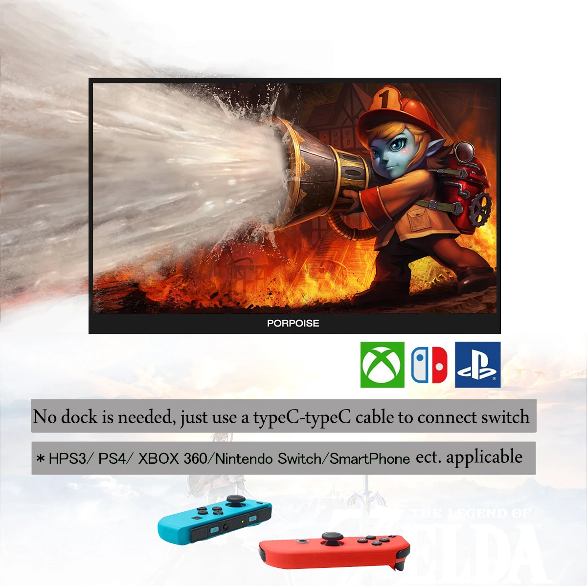13.3" Portable Monitor USB Type C & HDMI for Phone Computer PC Gaming Xbox Switch PS4 PS5 DisplayLaptop Notebook LCD Screen
13.3" Portable Monitor USB Type C & HDMI for Phone Computer PC Gaming Xbox Switch PS4 PS5 DisplayLaptop Notebook LCD Screen