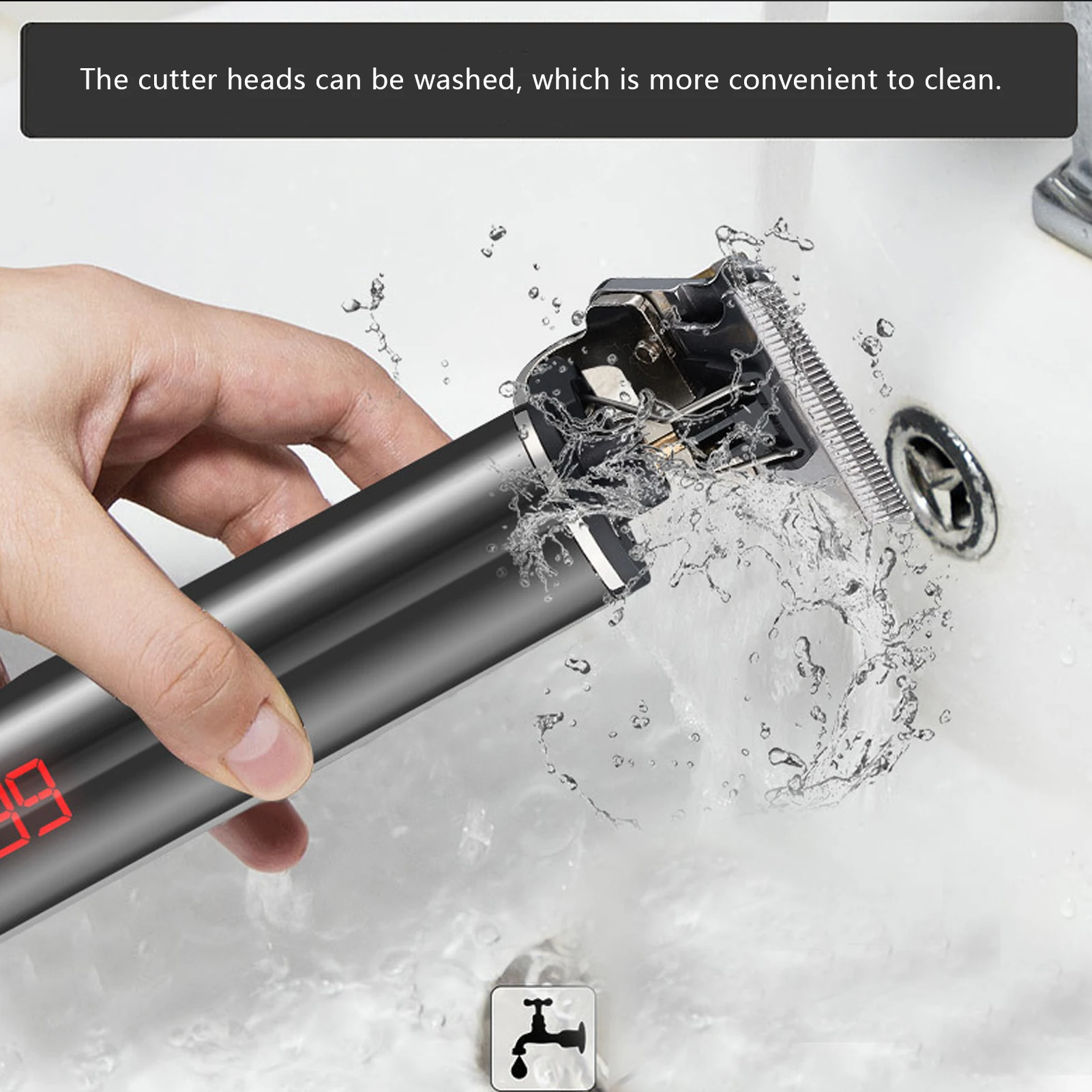 LCD Digital Display Electric Hairdresser Electric Propulsion Electric Hair Cutting Hair Trimmer Rechargeable Hairdresser
LCD Digital Display Electric Hairdresser Electric Propulsion Electric Hair Cutting Hair Trimmer Rechargeable Hairdresser