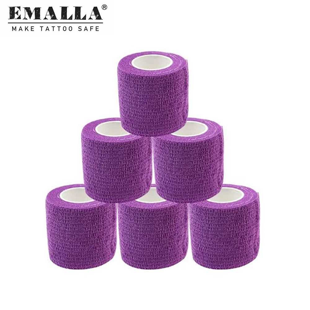 EMALLA 5/10/20PCS Purple Tattoo Grip Cover 5CM Disposable Non-woven Fabric Bandage Handle Grip Tattoo Machine Grip Accessories
EMALLA 5/10/20PCS Purple Tattoo Grip Cover 5CM Disposable Non-woven Fabric Bandage Handle Grip Tattoo Machine Grip Accessories