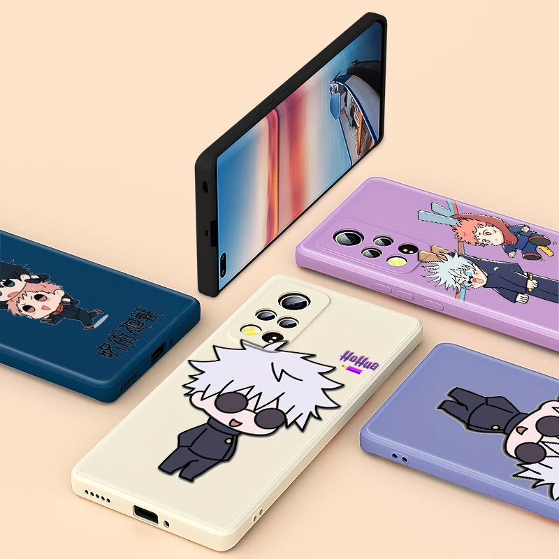Jujutsu Kaisen Gojo Satoru For Honor Play 5T 5 4 4T 3 50 V40 V30 30 X20 X10 20 8A 7S Pro Plus Lite 5G Liquid Silicone Phone Case
Jujutsu Kaisen Gojo Satoru For Honor Play 5T 5 4 4T 3 50 V40 V30 30 X20 X10 20 8A 7S Pro Plus Lite 5G Liquid Silicone Phone Case
