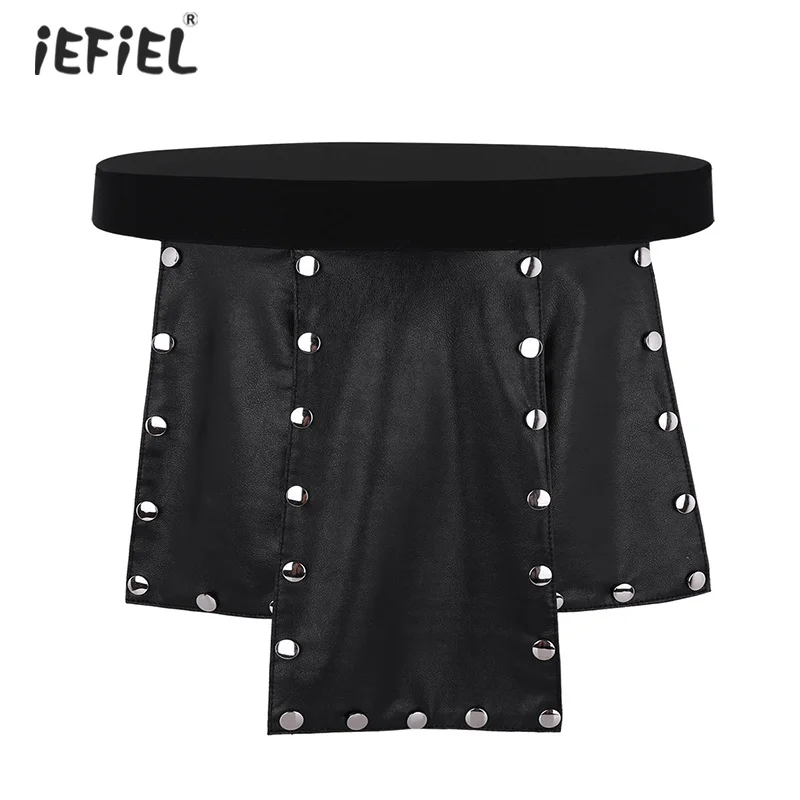 Black Sexy Mens Briefs Lingerie Novelty Soft 6 Panel Faux Leather Sissy Panties Low Rise Metal Studded Kilt Underwear Skirt
Black Sexy Mens Briefs Lingerie Novelty Soft 6 Panel Faux Leather Sissy Panties Low Rise Metal Studded Kilt Underwear Skirt