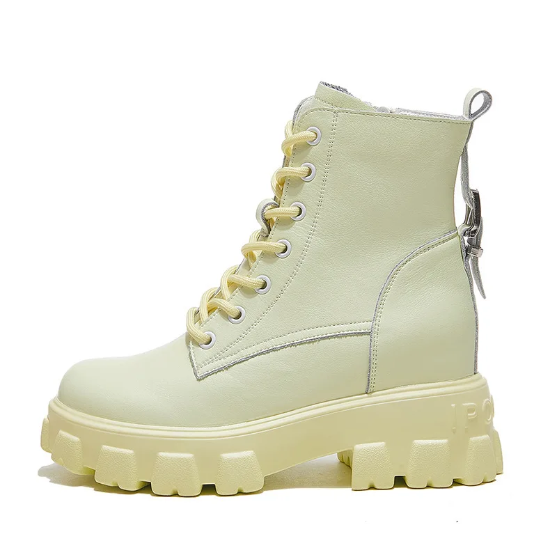 Autumn and winter new leather boots women's inner high women's shoes small women's shoes British style boots
Autumn and winter new leather boots women's inner high women's shoes small women's shoes British style boots
