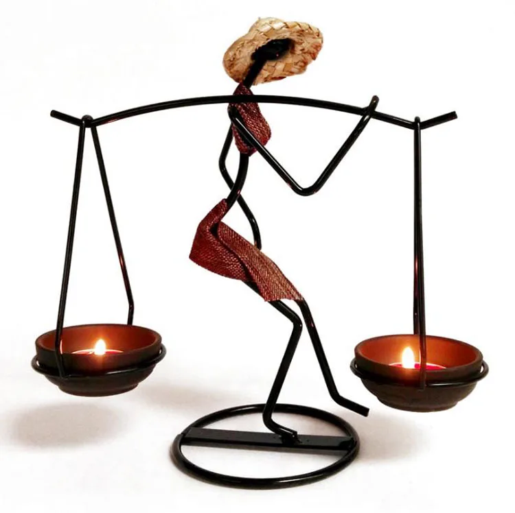 Creative Iron Candlestick Candle Holders for Romantic Dinner Table Decoration Candle Holder Ornaments photophore Tealight Holder 
Creative Iron Candlestick Candle Holders for Romantic Dinner Table Decoration Candle Holder Ornaments photophore Tealight Holder