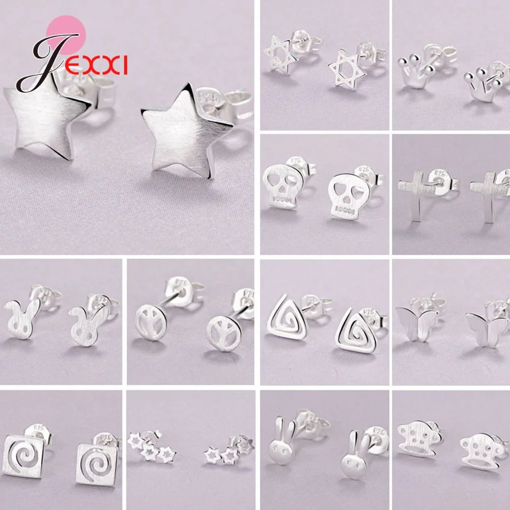 Popular Trend Genuine 925 Sterling Silver Stud Earrings Kinds Of Models For Choice Fashion Christmas Jewelry Gift For Women Girl
Popular Trend Genuine 925 Sterling Silver Stud Earrings Kinds Of Models For Choice Fashion Christmas Jewelry Gift For Women Girl