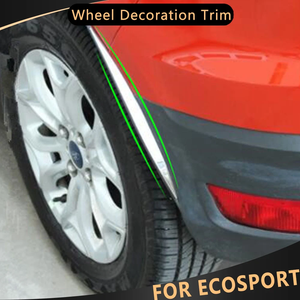 For Ford Ecosport 2013 - 2017 2Pcs ABS Chrome Car Rear Wheel Decoration Eyebrow Trim Sequin Sticker Styling Accessories
For Ford Ecosport 2013 - 2017 2Pcs ABS Chrome Car Rear Wheel Decoration Eyebrow Trim Sequin Sticker Styling Accessories