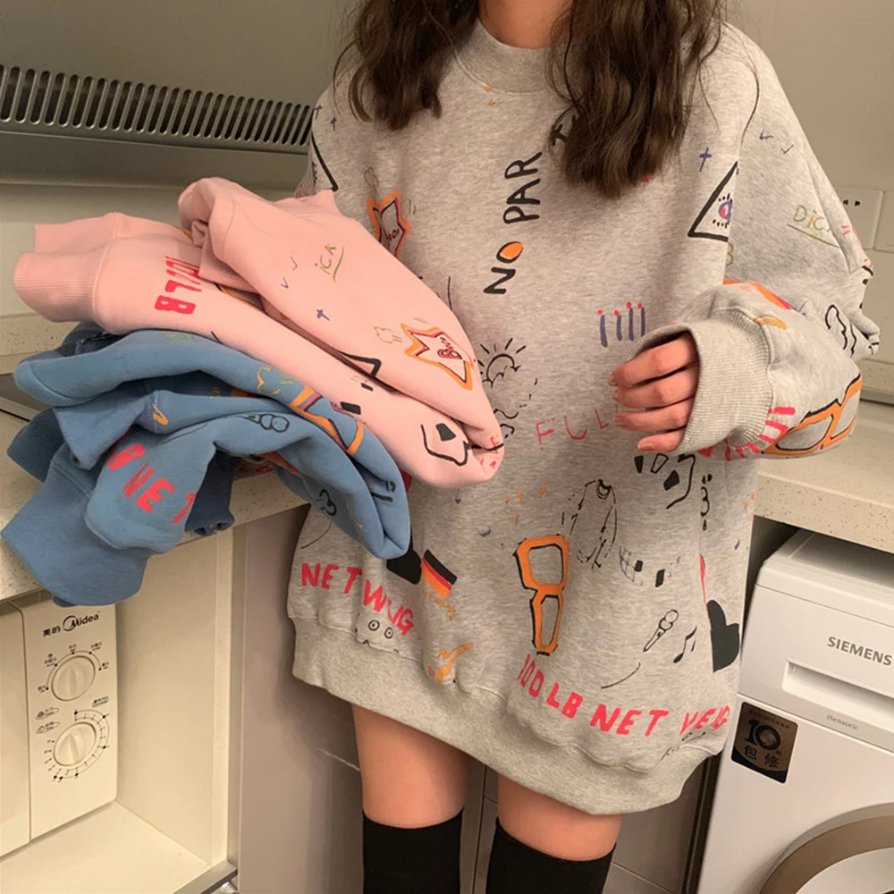 Womens Clothes Hoodies Teen Street Harajuku Hip Hop Pastel Sweatshirt for Women Printing Loose Leisure Plus Size Hoodie Goth
Womens Clothes Hoodies Teen Street Harajuku Hip Hop Pastel Sweatshirt for Women Printing Loose Leisure Plus Size Hoodie Goth