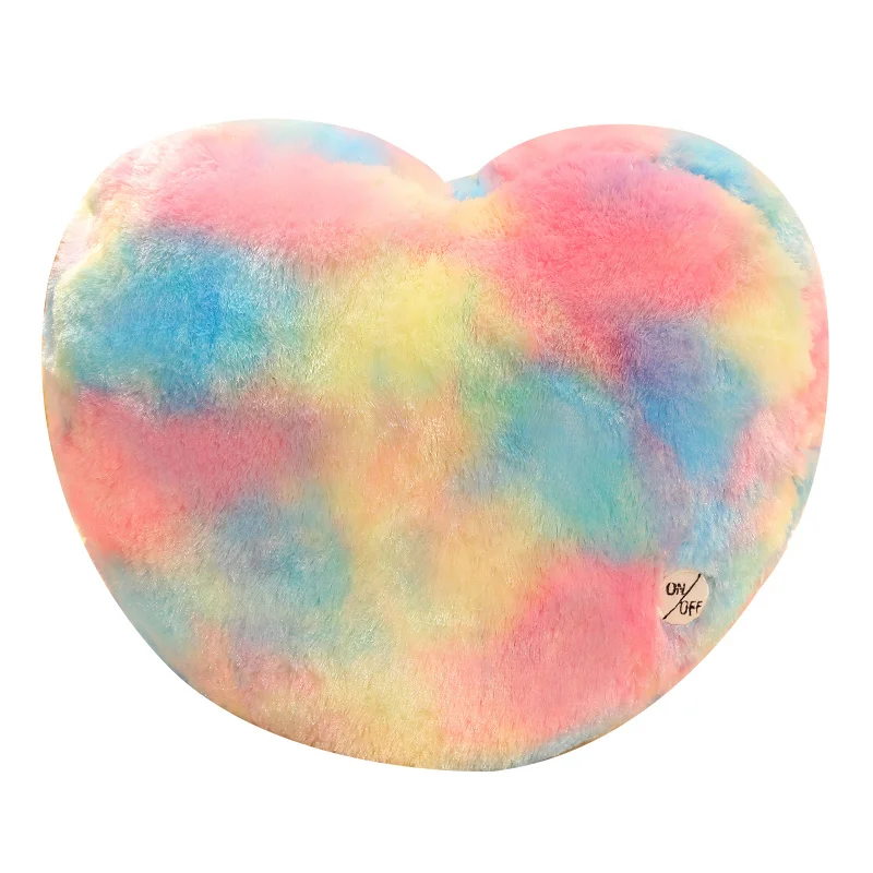 30/40cm Glowing Rainbow Color Heart&Square Shaped Plush Pillow Children Overnight Plushie Using Batteries ON/OFF Dropshipping
30/40cm Glowing Rainbow Color Heart&Square Shaped Plush Pillow Children Overnight Plushie Using Batteries ON/OFF Dropshipping