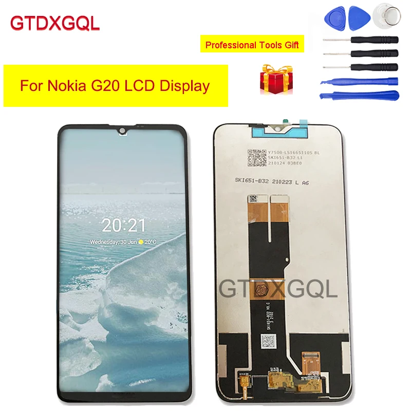 6.52" NEW For Nokia G20 LCD TA-1336 TA-1343 TA-1347 TA-1372 TA-1365 Display Touch Screen Digitizer Assembly Sensor Lcds
6.52" NEW For Nokia G20 LCD TA-1336 TA-1343 TA-1347 TA-1372 TA-1365 Display Touch Screen Digitizer Assembly Sensor Lcds