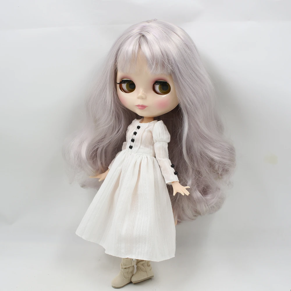 Outfits for Blyth doll one piece simple white dress simple dressing suit for 1/6 azone BJD ICY DBS 
Outfits for Blyth doll one piece simple white dress simple dressing suit for 1/6 azone BJD ICY DBS