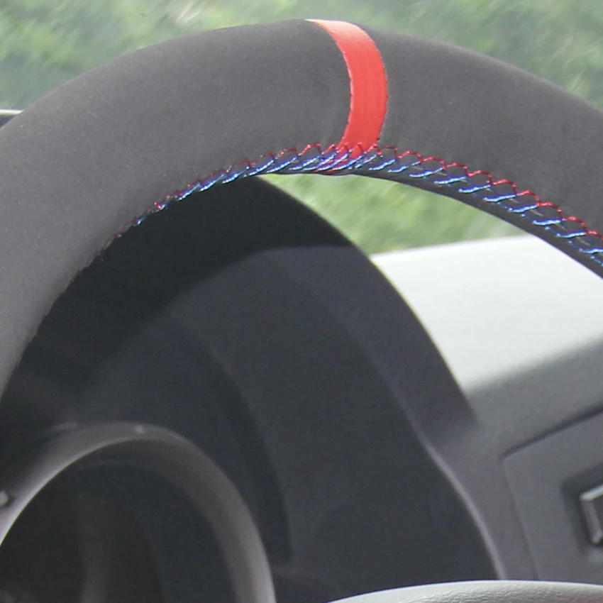 LQTENLEO Black Suede Hand Sewing Car Steering Wheel Cover For Mitsubishi Pajero 2007-2019 Galant 2008-2012 Zinger 2008-2011
LQTENLEO Black Suede Hand Sewing Car Steering Wheel Cover For Mitsubishi Pajero 2007-2019 Galant 2008-2012 Zinger 2008-2011