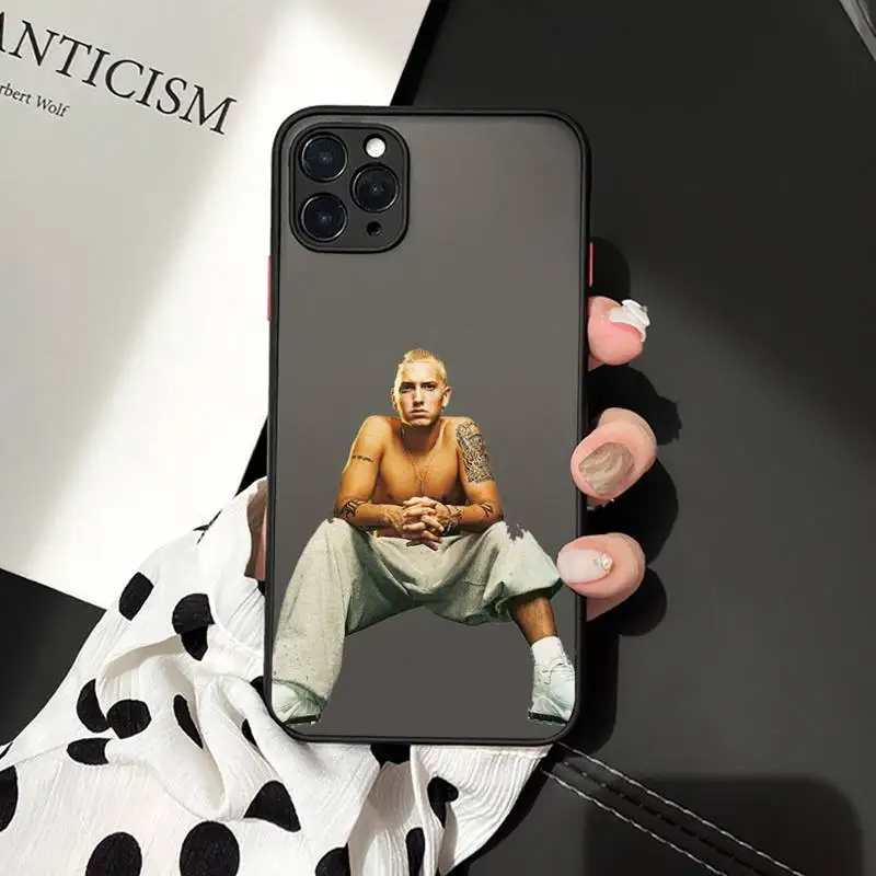 Eminem famous Rapper Phone Cases matte transparent For iphone 7 8 11 12 plus mini x xs xr pro max luxury brand cover
Eminem famous Rapper Phone Cases matte transparent For iphone 7 8 11 12 plus mini x xs xr pro max luxury brand cover