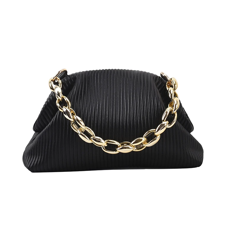 New fashion fold embossed cloud ladies shoulder bag pure color ladies handbags exquisite chain ladies messenger bag
New fashion fold embossed cloud ladies shoulder bag pure color ladies handbags exquisite chain ladies messenger bag