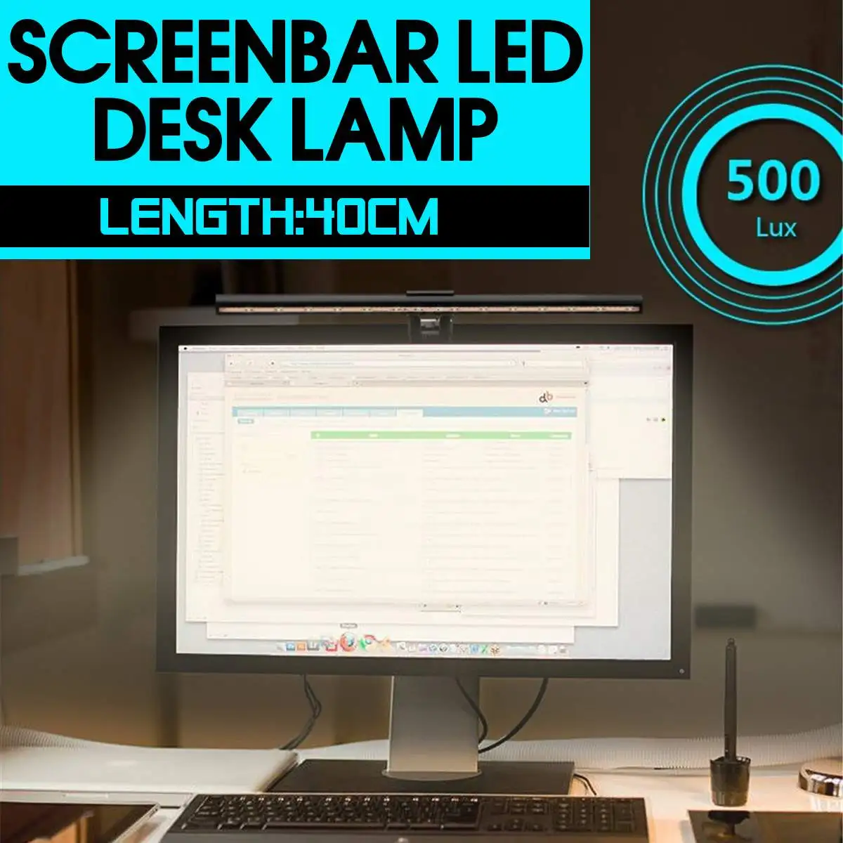 46Ccm LED Desk Lamp Screenbar PC Computer Laptop Screen Bar Hanging Light Table Lamp USB Battery Reading Light For LCD Monitor
46Ccm LED Desk Lamp Screenbar PC Computer Laptop Screen Bar Hanging Light Table Lamp USB Battery Reading Light For LCD Monitor