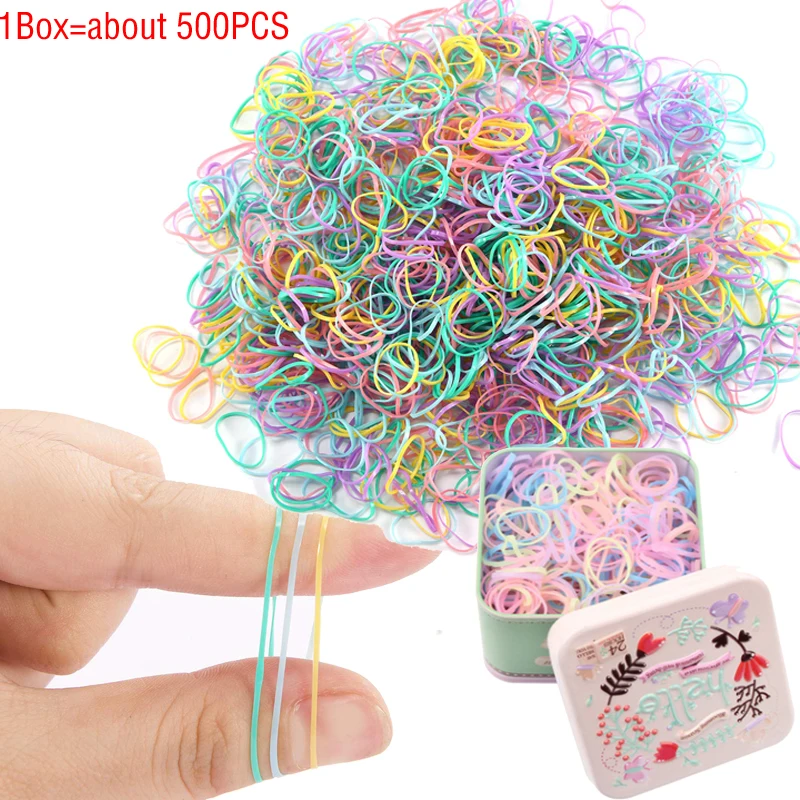 About 500PCS Cute Girls Colorful Rings Disposable Rubber Bands Gum for Ponytail Holder Elastic Hair Bands Kids Hair Accessories
About 500PCS Cute Girls Colorful Rings Disposable Rubber Bands Gum for Ponytail Holder Elastic Hair Bands Kids Hair Accessories